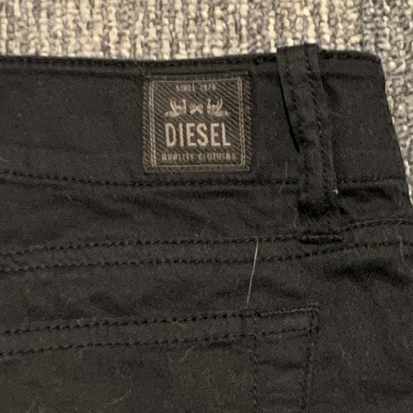 Women’s Diesel Black Zip Leg Pants - Picture 6 of 9